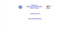 Desktop Screenshot of library.iip.res.in