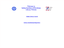 Tablet Screenshot of library.iip.res.in